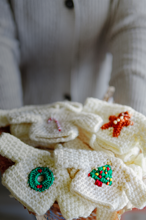 Sweater Weather Christmas Ornaments (Set of 2)