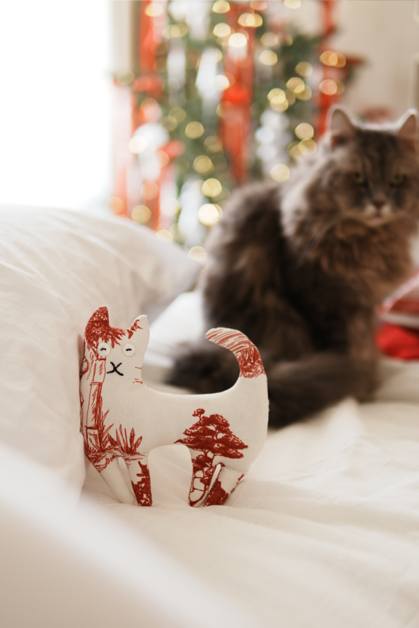 Cozy Kitty Christmas Toy