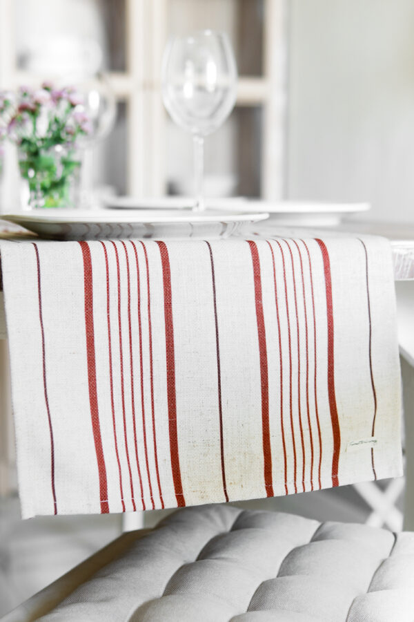 Farm Stripes Two Red Runner - Image 3