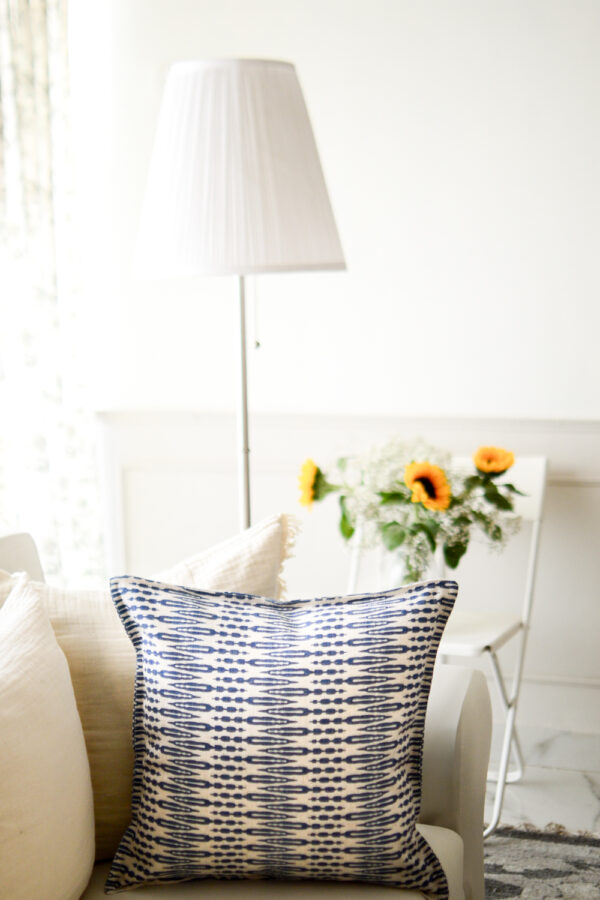 Ikat Farm Oatmeal Cushion Cover
